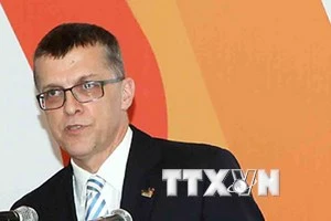 Đại sứ Australia tại Việt Nam Hugh Borrowman. (Ảnh: Quý Trung/TTXVN)