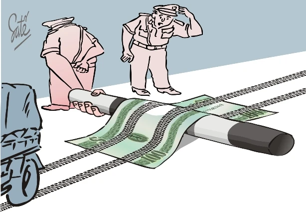 Những bức tranh biếm chích trúng 'tử huyệt' của tham nhũng ảnh 2