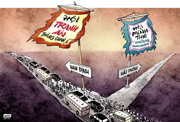 Những bức tranh biếm chích trúng 'tử huyệt' của tham nhũng ảnh 1