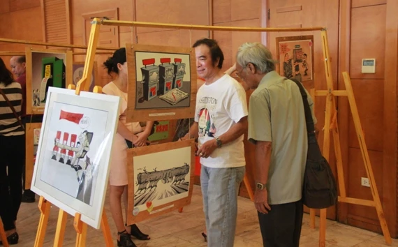 Những bức tranh biếm chích trúng 'tử huyệt' của tham nhũng ảnh 16