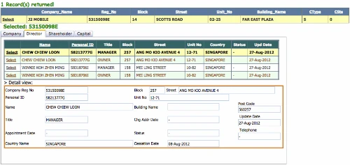 Thông tin cá nhân của Jover Chew được truy tìm. Thông tin cá nhân của Jover Chew được truy tìm.