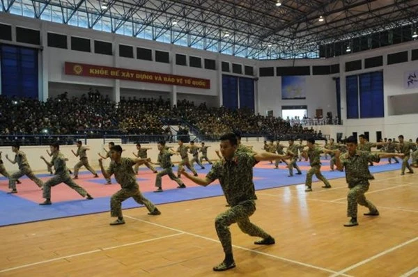 Hội thao võ chiến đấu tay không toàn quân 2014 ảnh 3