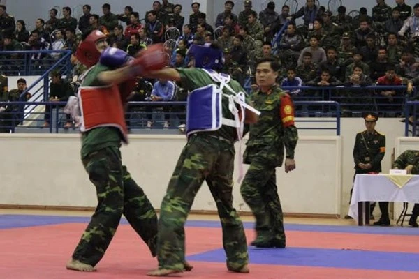 Hội thao võ chiến đấu tay không toàn quân 2014 ảnh 8