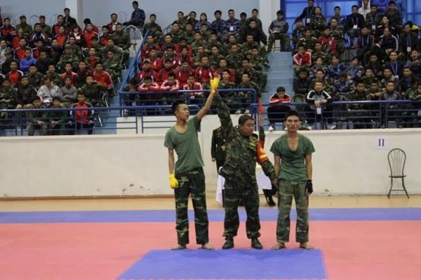 Hội thao võ chiến đấu tay không toàn quân 2014 ảnh 14
