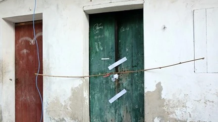 Nhà trọ - nơi phát hiện xác 2 nạn nhân