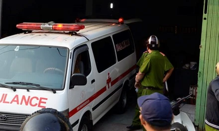 Thi thể ông Kiệt được chuyển về nhà xác để phục vụ công tác điều tra.