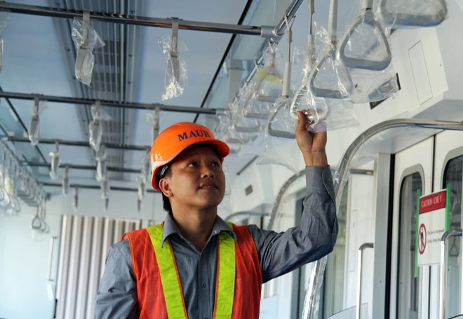 Bên trong metro đầu tiên của Việt Nam ảnh 7