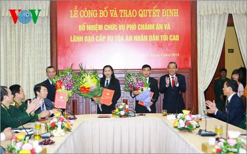Bổ nhiệm Phó Chánh án Tòa án nhân dân tối cao ảnh 2