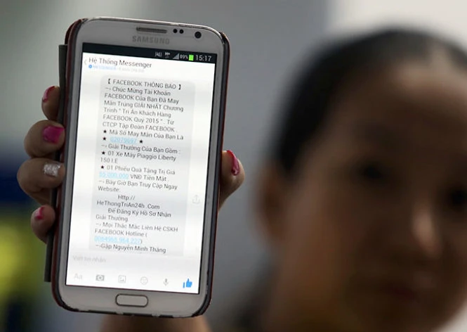 Trò lừa “Tuần lễ vàng - tri ân khách hàng” trên Facebook đang giăng bẫy người dùng - Ảnh: Gia Tiến