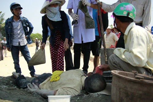 Công an kết luận vụ người bị đá vùi khi cản trở thi công quốc lộ ảnh 1