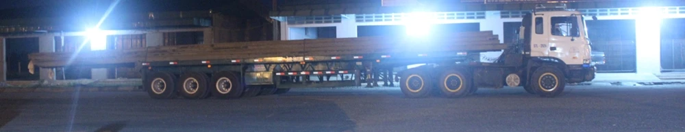 Lập biên bản, buộc xuống hàng hóa đối với 2 xe chở cọc sắt quá khổ ảnh 3