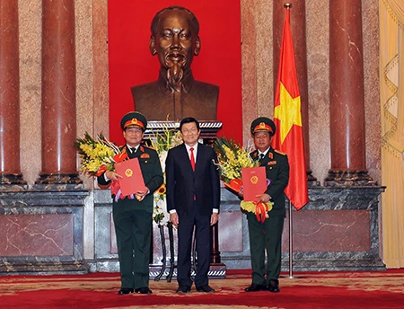 Bộ Quốc phòng có thêm hai đại tướng ảnh 1