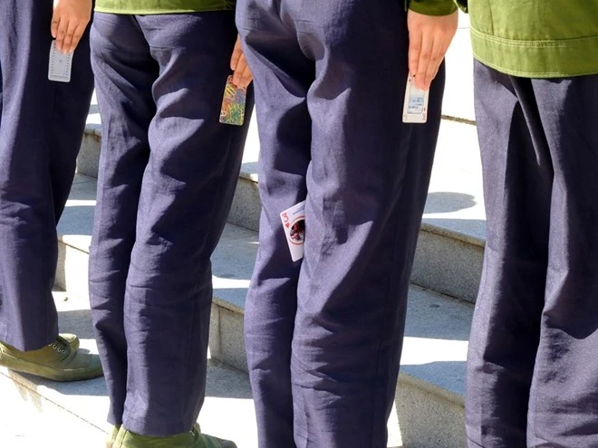 'Toát mồ hôi' với lớp học quốc phòng của sinh viên Trung Quốc ảnh 4