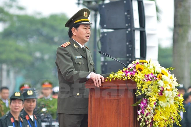 Bộ trưởng Trần Đại Quang phát lệnh xuất quân bảo vệ Đại hội Đảng ảnh 2