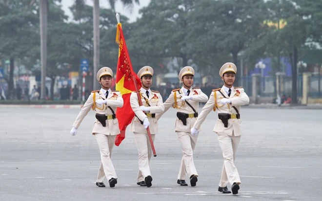 Bộ trưởng Trần Đại Quang phát lệnh xuất quân bảo vệ Đại hội Đảng ảnh 3