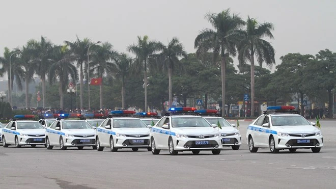 Bộ trưởng Trần Đại Quang phát lệnh xuất quân bảo vệ Đại hội Đảng ảnh 9