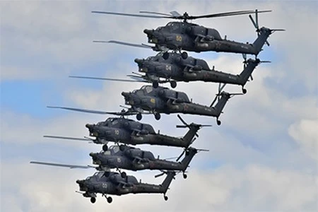 Nga đang thử nghiệm trực thăng 'Thợ săn đêm' phiên bản nâng cấp ảnh 1