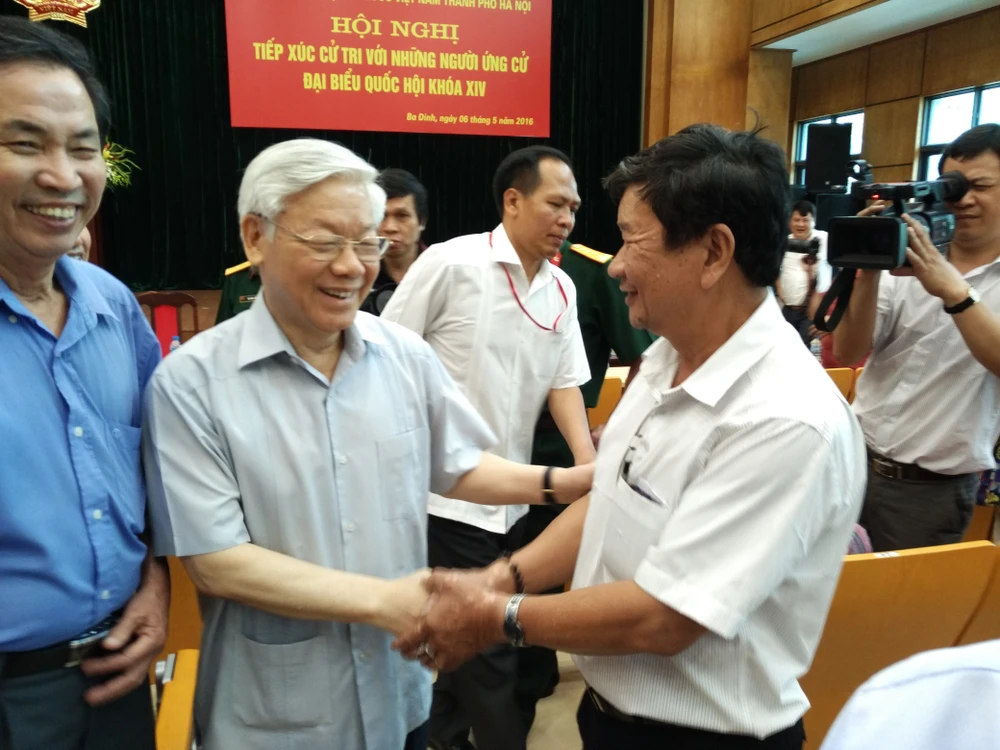 Những chia sẻ của Tổng Bí thư khi vận động bầu cử ảnh 1