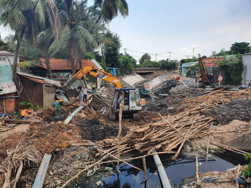 Rạch Giao Khẩu trước đây khi còn đang cải tạo. Ảnh: HT