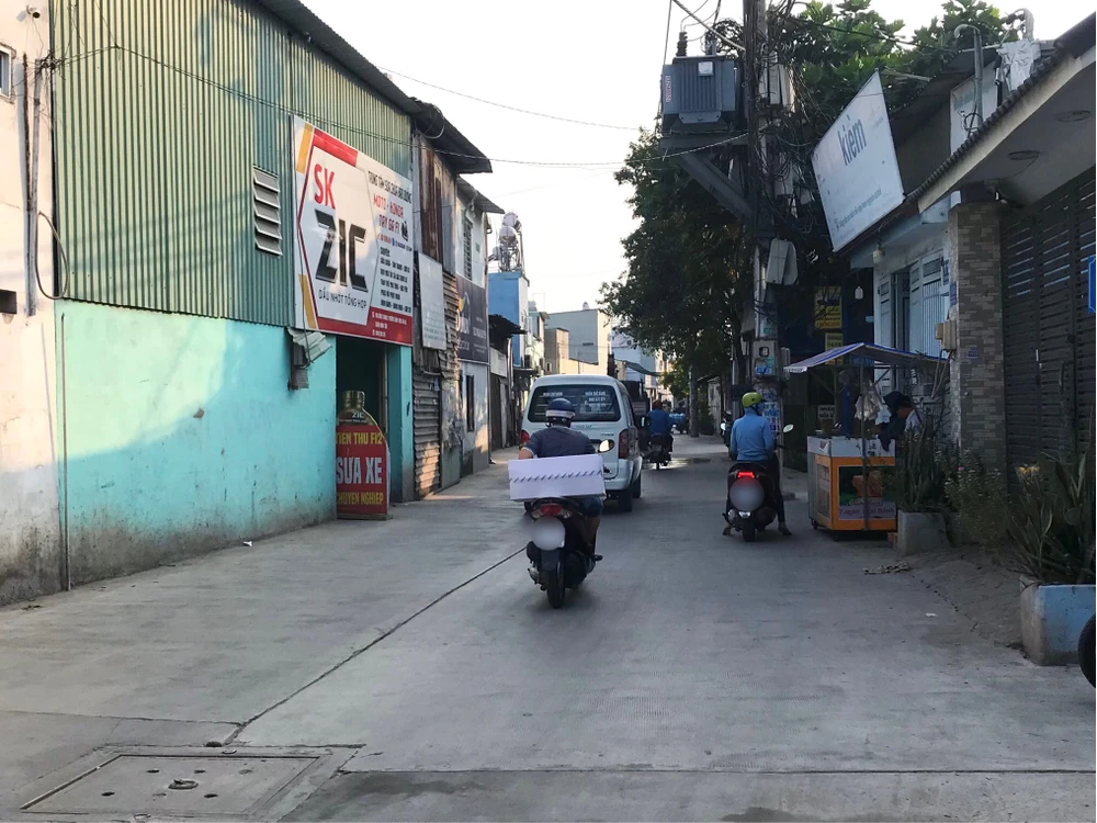 đường Bình Thành được sửa chữa