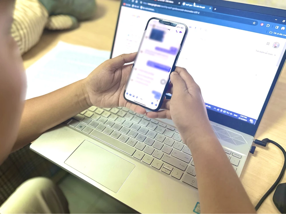 chụp màn hình tin nhắn