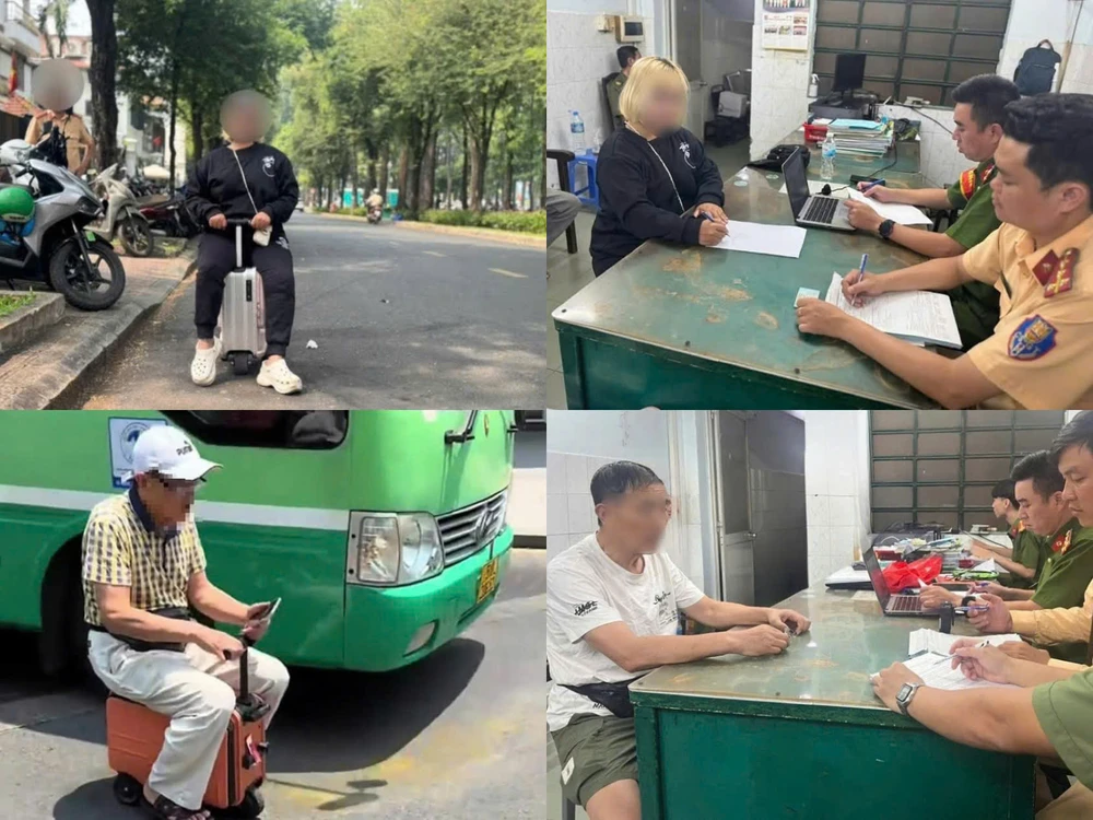 sử dụng vali điện