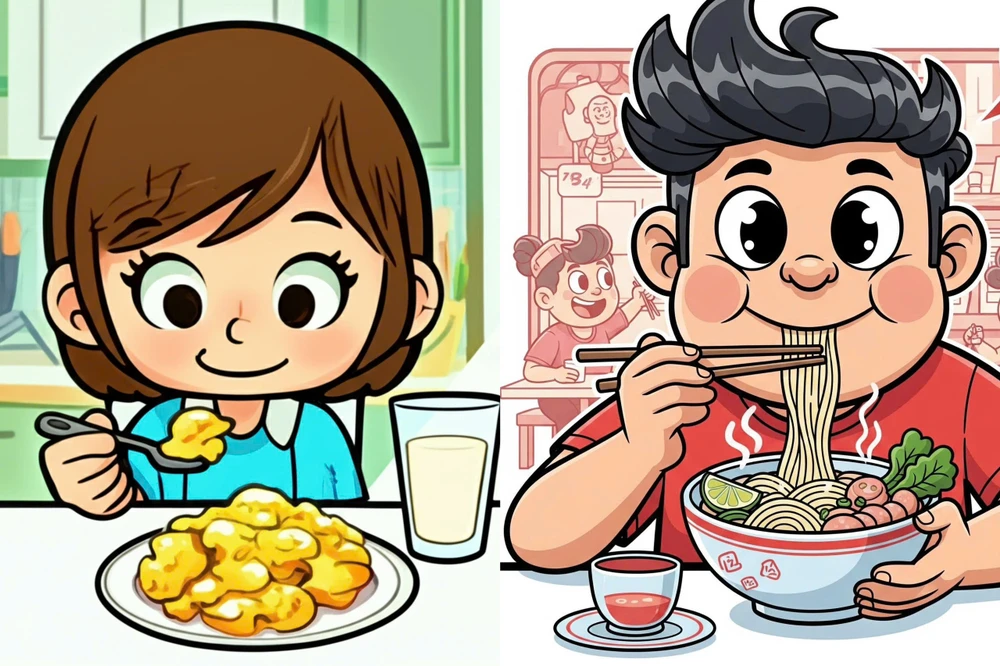 đĩa trứng chiên giá hơn 100 ngàn đồng