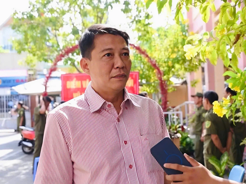 Ông Phạm Hoài Minh Tân, Bí thư UBND phường Phước Long