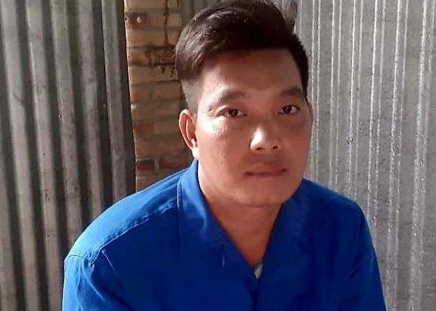 Nguyễn Anh Hùng tại cơ quan công an Ảnh CA