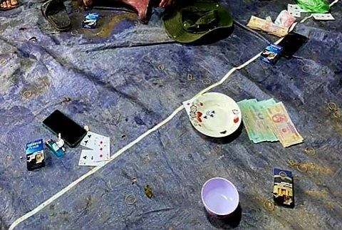 Tang vật vụ án Ảnh CA