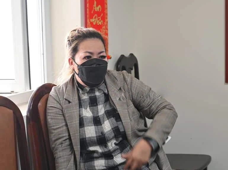 Lê Thị Bạch Tuyết cầm đầu nhóm móc túi du khách Ảnh TD