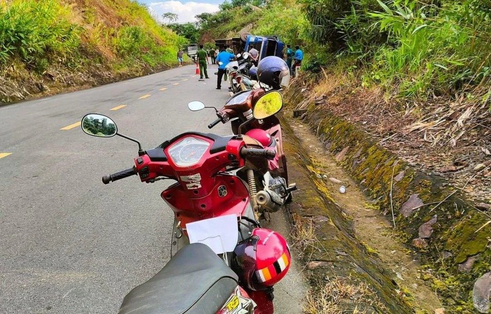 Hiện trường vụ tai nạn Ảnh CTV