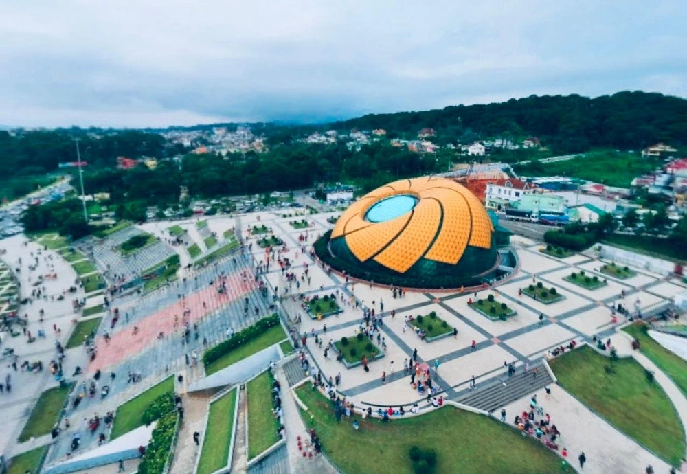 Một góc Quảng trường Lâm Viên. Ảnh: CTV