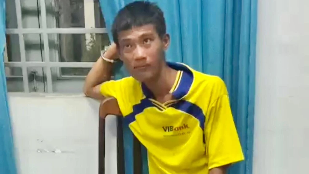 Thanh niên từ tỉnh Bình Thuận qua Lâm Đồng trộm ô tô. Ảnh: CA