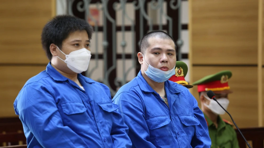 Nguyễn Lê Hồng Phúc và Huỳnh Thanh Tài nhận án tử hình. Ảnh CTV