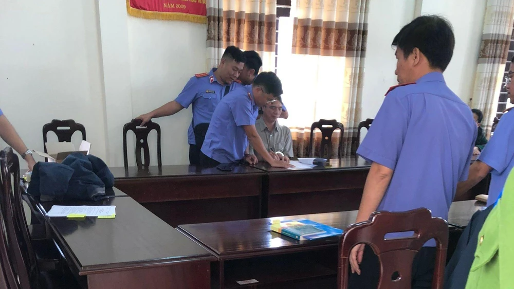 Ông Thiện bị khởi tố, bắt tạm giam. Ảnh: CTV