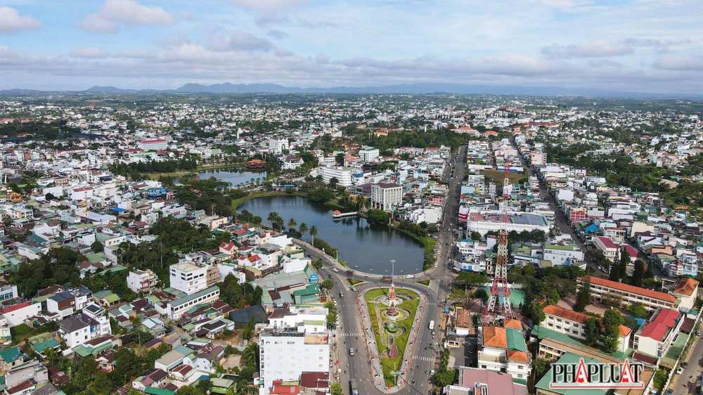 Thành phố Bảo Lộc đang dần trở thành một trong những nơi đáng sống. Ảnh: VT