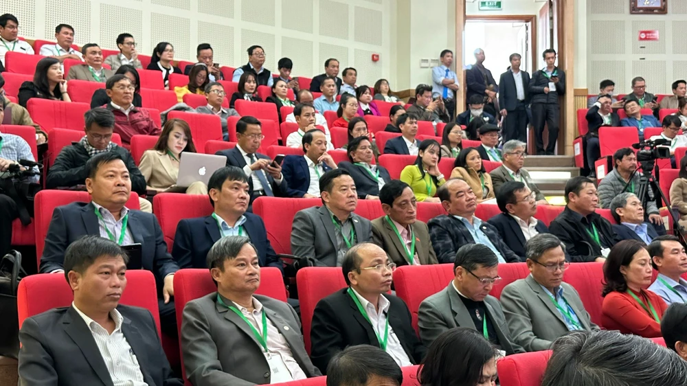 Đại biểu dự hội nghị. Ảnh: VÕ TÙNG