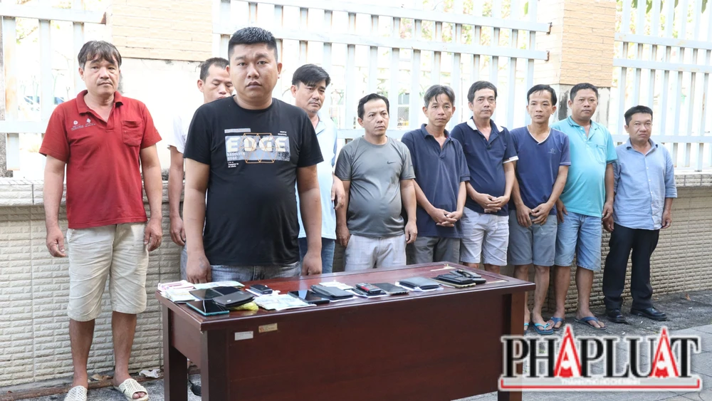 Tụ điểm đá gà online bị công an triệt xoá. Ảnh: VÕ TÙNG