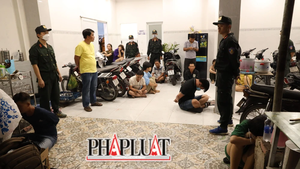 Sòng bạc khủng ở Tây Ninh bị triệt phá. Ảnh: VÕ TÙNG