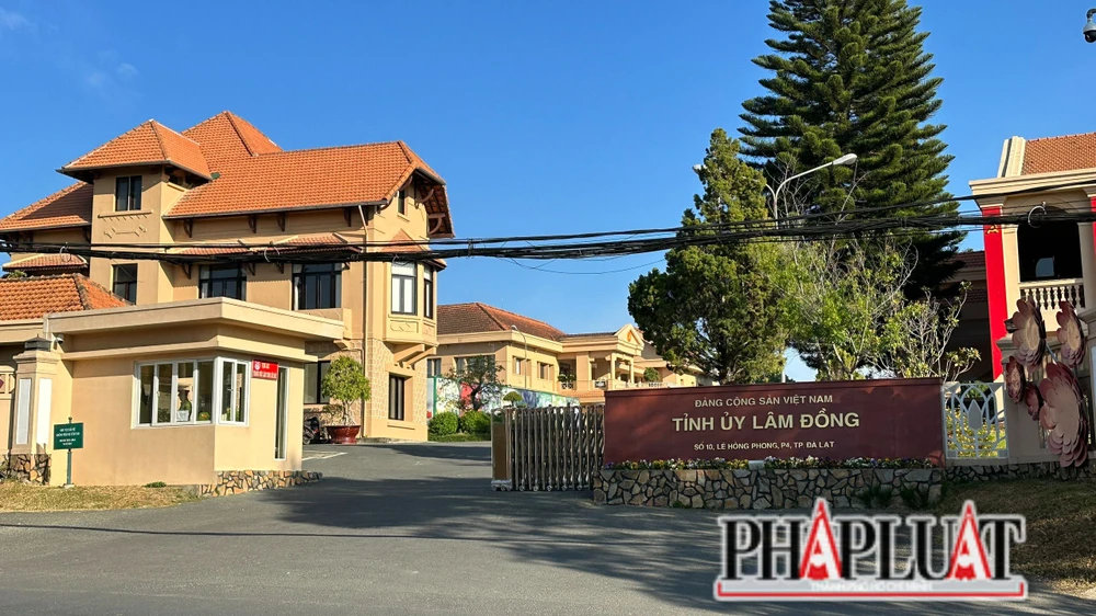 Trụ sở Tỉnh uỷ Lâm Đồng. Ảnh: VT Tỉnh uỷ Lâm Đồng