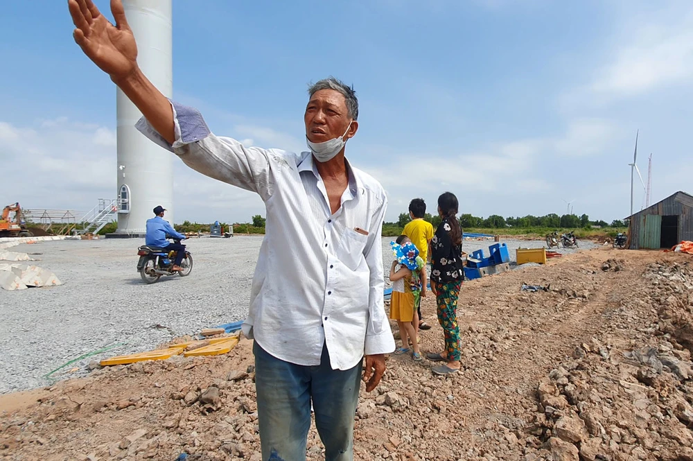 Xung đột căng thẳng dưới chân điện gió Vĩnh Châu ảnh 2