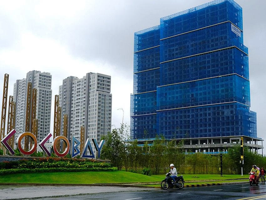 Tổ hợp dự án condotel tại quận Ngũ Hành Sơn, TP Đà Nẵng. Ảnh: TẤN VIỆT