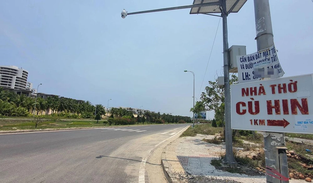 Thị trường bất động sản ở Cam Lâm đang chững lại. Ảnh: HUỲNH HẢI