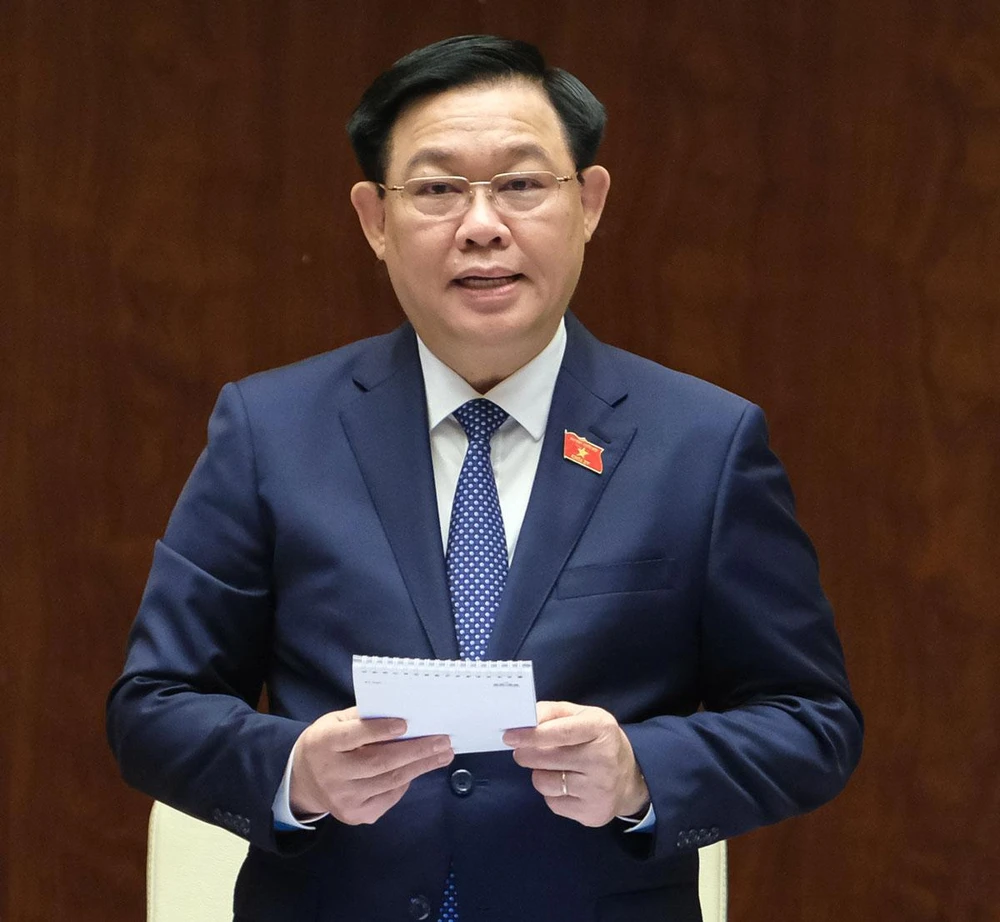 Chủ tịch Quốc hội Vương Đình Huệ