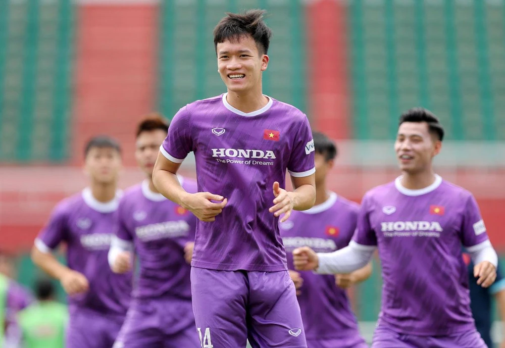 Hoàng Đức chơi nổi bật ở tuyển quốc gia, là nòng cốt của Viettel chinh phục vòng bảng AFC Cup. Ảnh: ANH PHƯƠNG