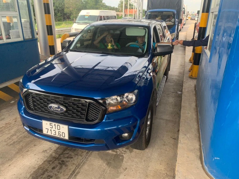 Cao tốc Trung Lương - Mỹ Thuận trong những ngày thu phí thử nghiệm. Ảnh: ĐÔNG HÀ