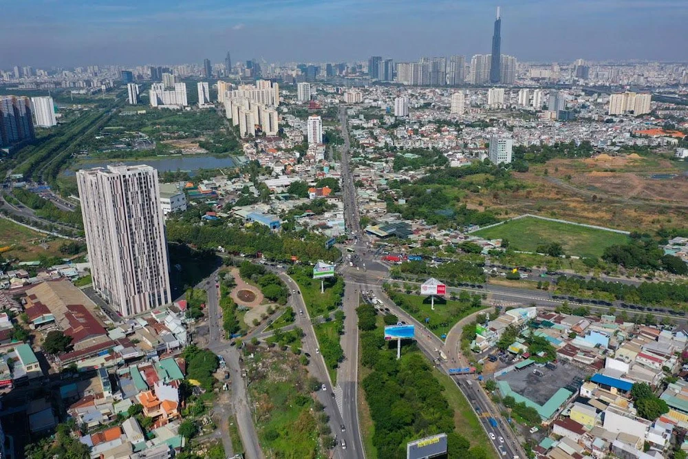 Nút giao An Phú rất cấp bách để chống ùn tắc song giải ngân chậm. Ảnh: TQ