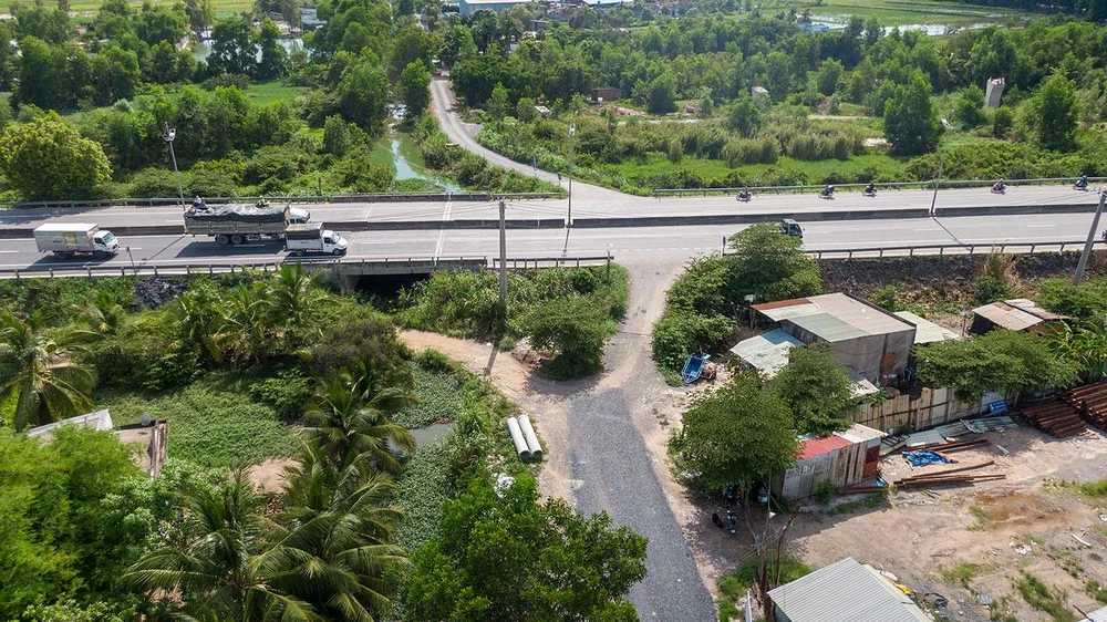 Dự án đường nối Võ Văn Kiệt - cao tốc TP.HCM - Trung Lương đang chờ các thông tin, chỉ đạo tiếp theo. Ảnh: KC