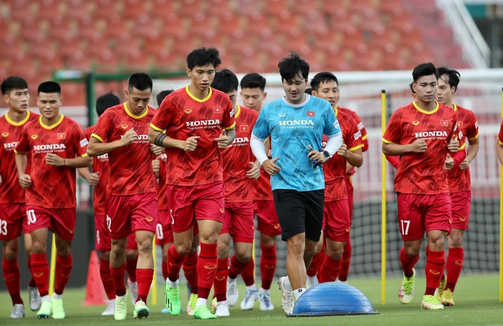 Tất cả đã sẵn sàng cho trận ra quân với Singapore cần có chiến thắng nhưng không để lộ bài. Ảnh: ANH PHƯƠNG